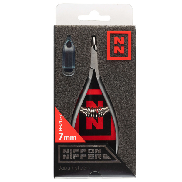 Nippon Nippers NN_N-04S-7 Кусачки для кутикулы. Лезвие 7 мм. Спиральная пружина. Матовые3