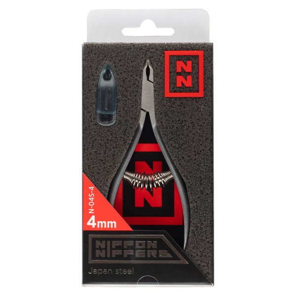 Nippon Nippers NN_N-04S-4 Кусачки для кутикулы. Лезвие 4 мм. Спиральная пружина. Матовые2