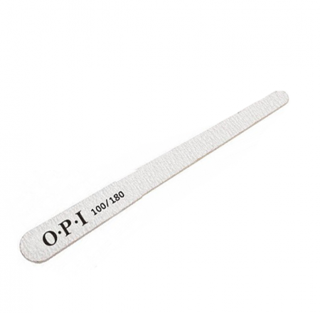 Пилка тонкая (деревянная основа) OPI капля 100/180 грит 50шт/уп